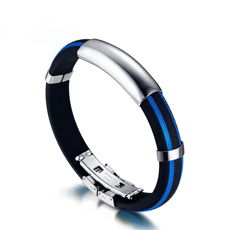 

Woman Man Cool Pulseira Feminina Style Silver color Bangles Pulseiras Stainless Steel Screw totem Bracelet 5 Colour jewelry