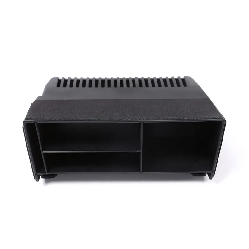 

Auto Storage Box Car Central Multifunctional Plastic Black Replacement