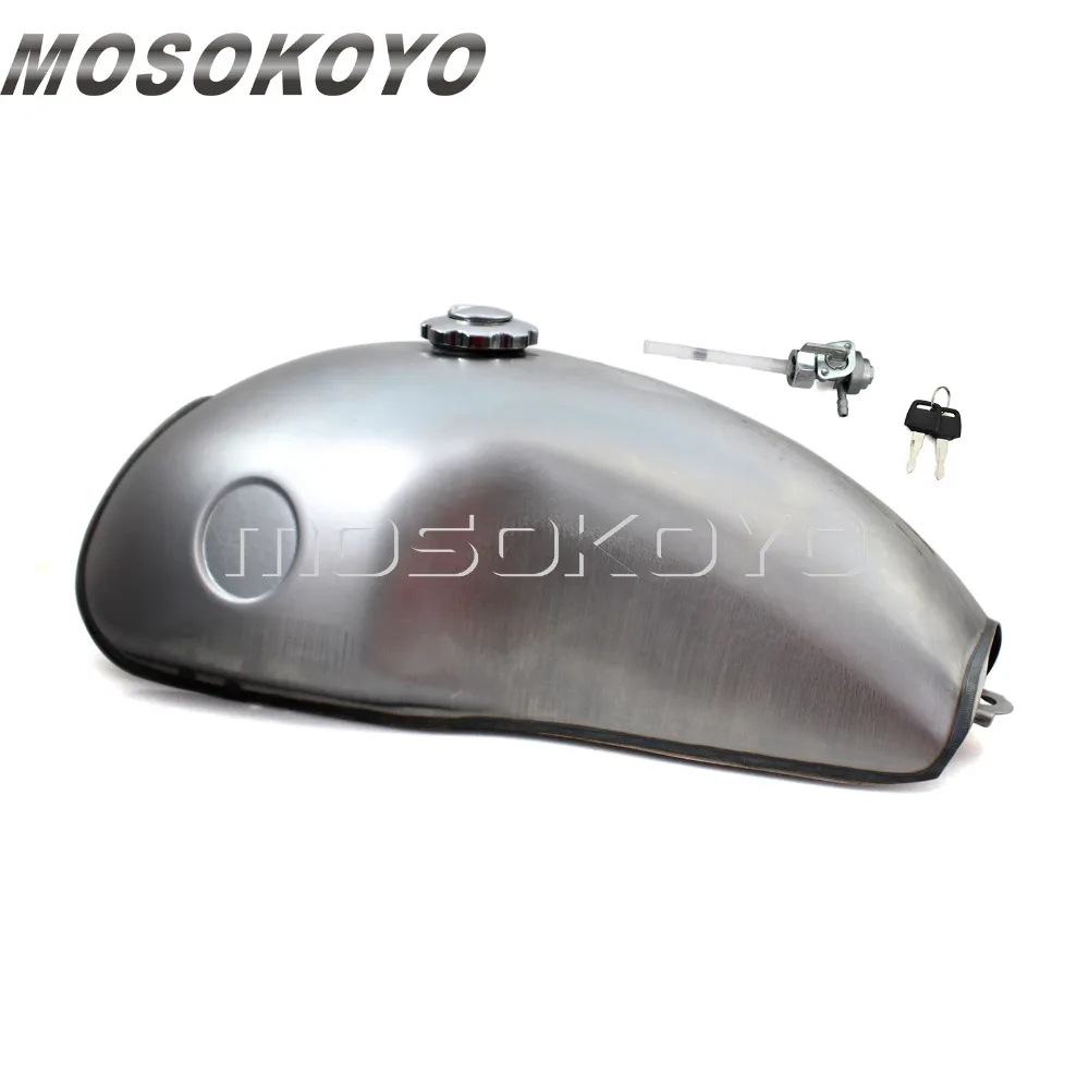 Мото на заказ Винтаж 2,6 галл Бензобак для Honda CB CX 750 Yamaha XVS SR 650 500 BSA B54 кафе гонщик топливный бак
