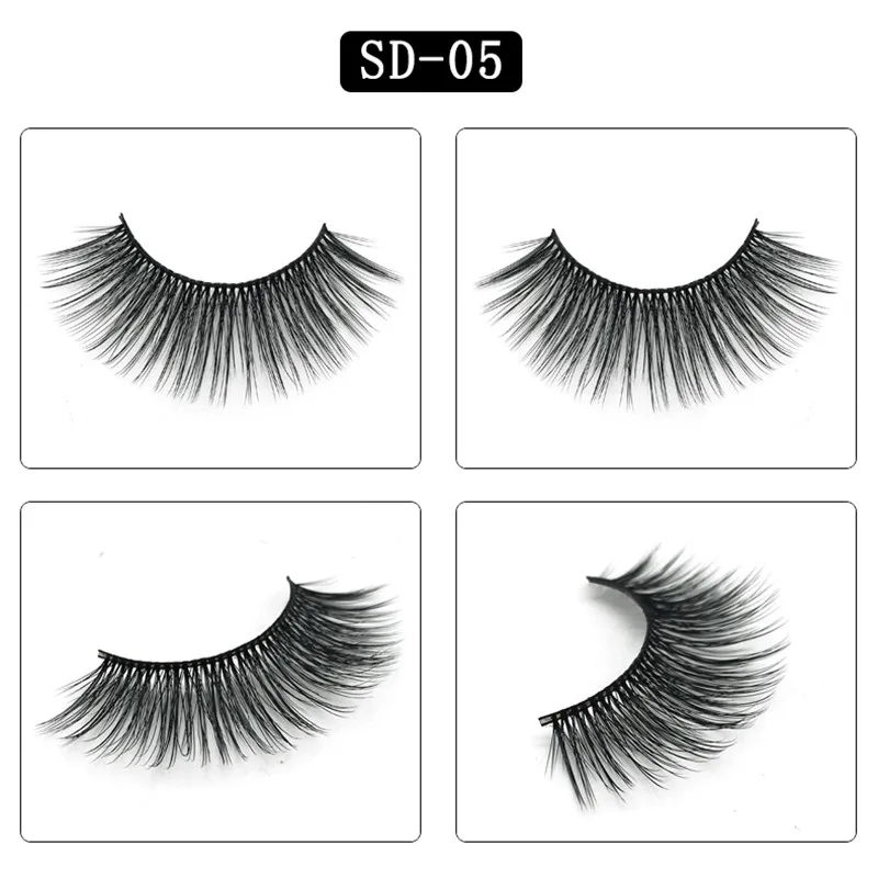 Z'LRAQI BEAUTY SD преувеличенные Имитационные норковые ресницы 3D Многослойные