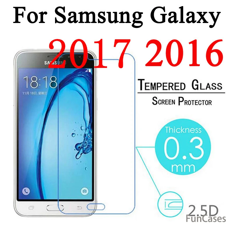 Закаленное Стекло для Samsung Galaxy A8 2018 A530 A3 A5 A7 2017 J1 J3 J5 J7 2016 J120 J320 J510 A510 Экран протектор