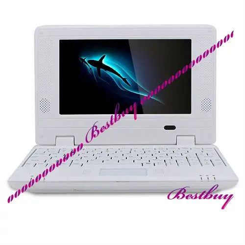 2pcs UPS White 7 inch Q701 Mini laptop Windows CE Computer WIFI Netbook For Kids |