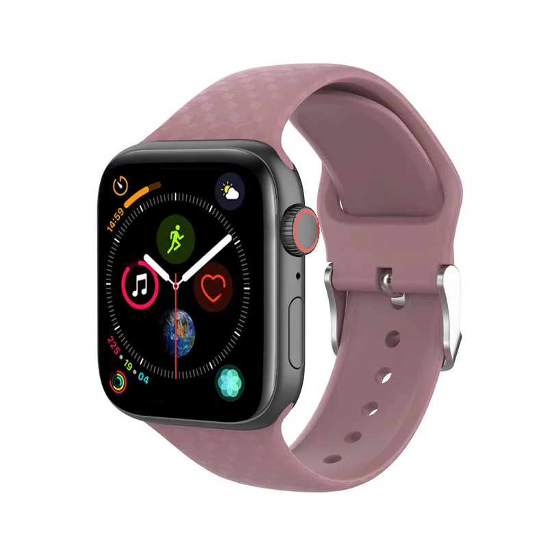 Новый дизайн силиконовый ремешок для Apple Watch Band Series 4 3 2 1 Iwatch часов Аксессуары