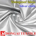 Размер 1*1,5 м ширина 190T полиэфирная тафта легкая ткань с серебряным покрытием для автомобильного покрытия и тента водонепроницаемая ткань