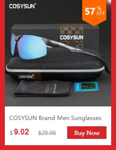 COSYSUN Солнцезащитные очки Мужские алюминиевые поляризованные солнцезащитные очки мужские спортивные солнцезащитные очки Брендовые Дизайнерские мужские солнцезащитные очки Oculos masculino