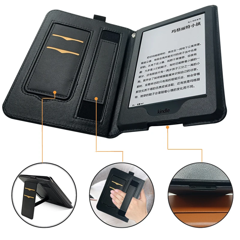 Кронштейн ручной чехол для Funda Kindle 8-го поколения( выпуск) читалка портативный Kindle чехол с автоматическим выключением/пробуждением
