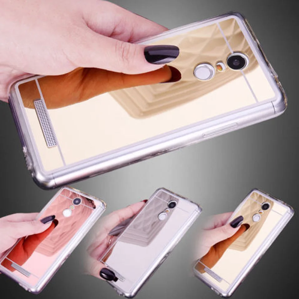 Mirror Case For XiaoMi RedMi 5 Plus Cover Silicone RedMi4A 5A 6A 4X Note 3 4 6 Pro 7 S2 Mi 5X A1 6X A2 Lite F1 Phone Cases |