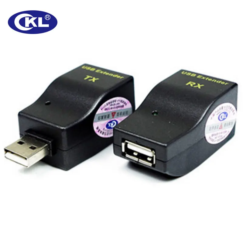 Оптовая продажа 100 компл./лот CKL-50U 50 метров 164 футов USB удлинитель по CAT5/CAT5E/CAT6 STP