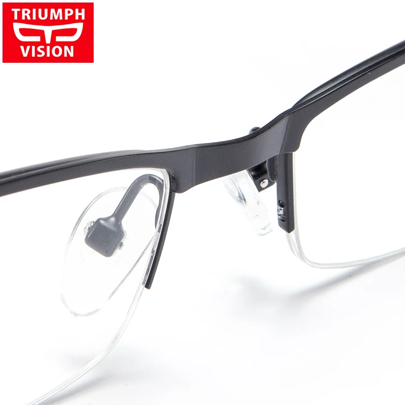 Очки TRIUMPH VISION с полуободковой оправой для мужчин рецептурные мужские