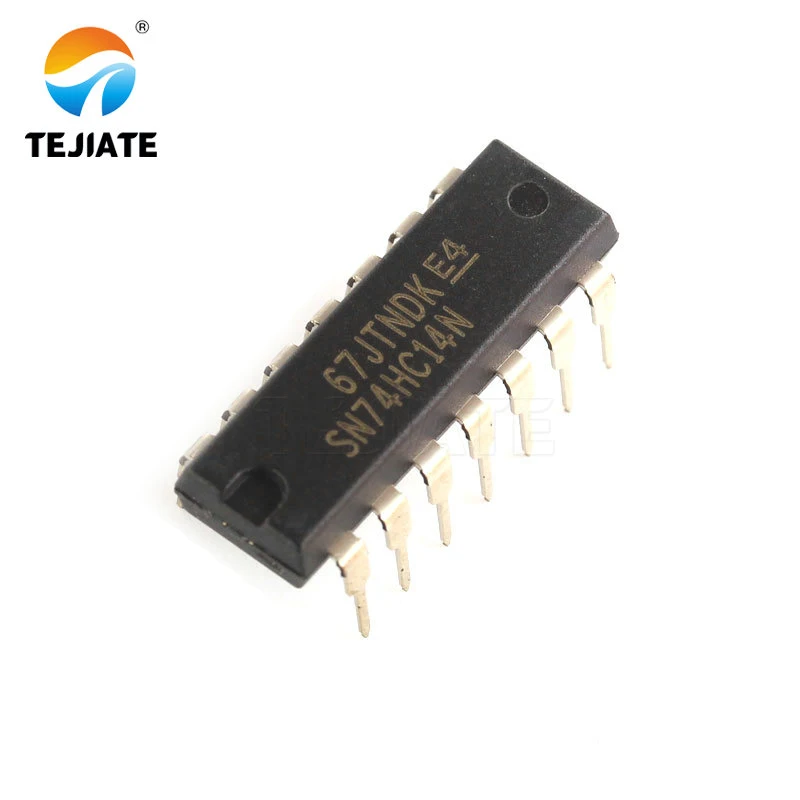 10 шт. SN74HC14N DIP 14 SN74HC14 74HC14N DIP14 74HC14 Новый и оригинальный Инвертор IC|Интегральные