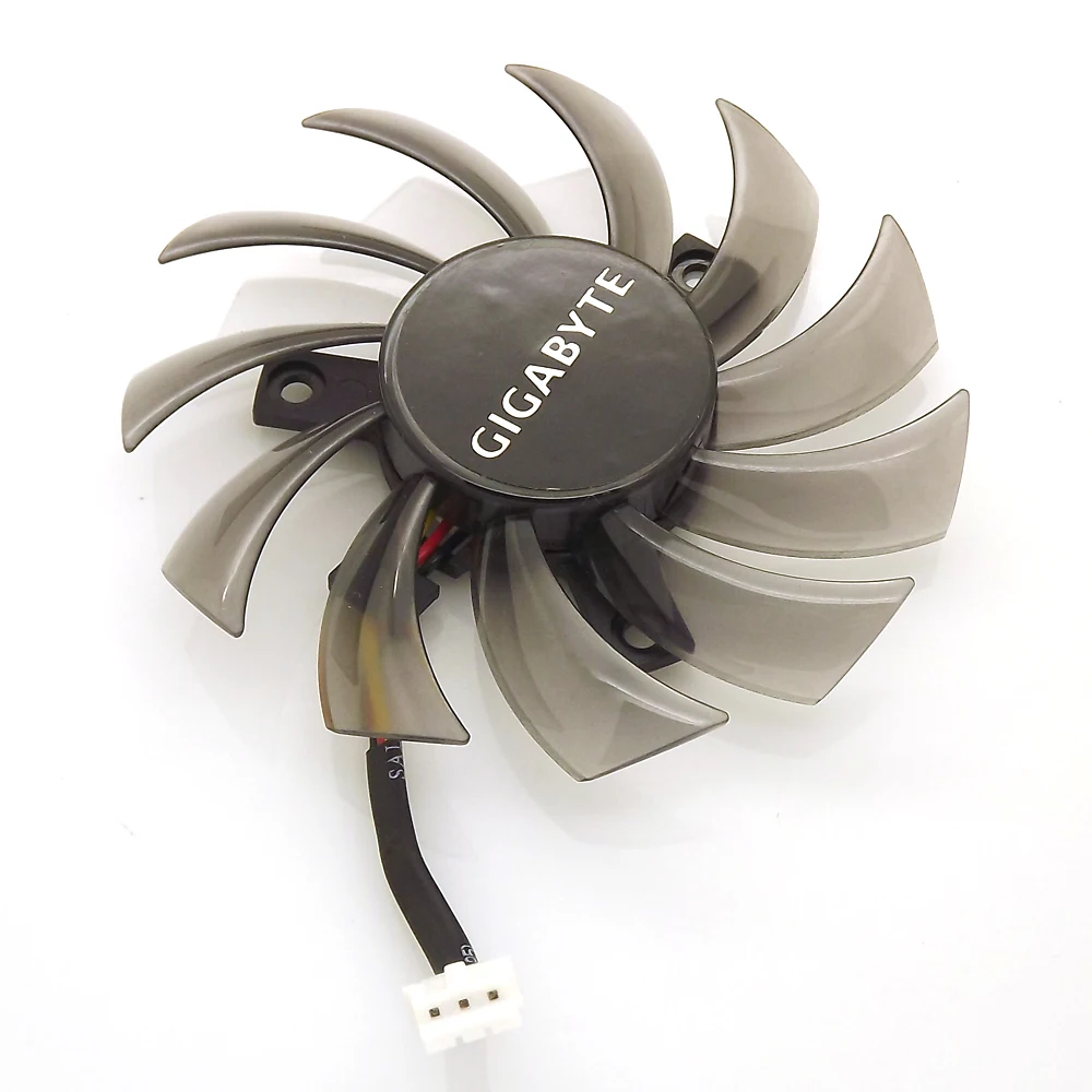 Вентилятор Охлаждения видеокарты FY08010H12LFA 75 мм 12 В 0 3 а контакта для Gigabyte GTX580 GTX460