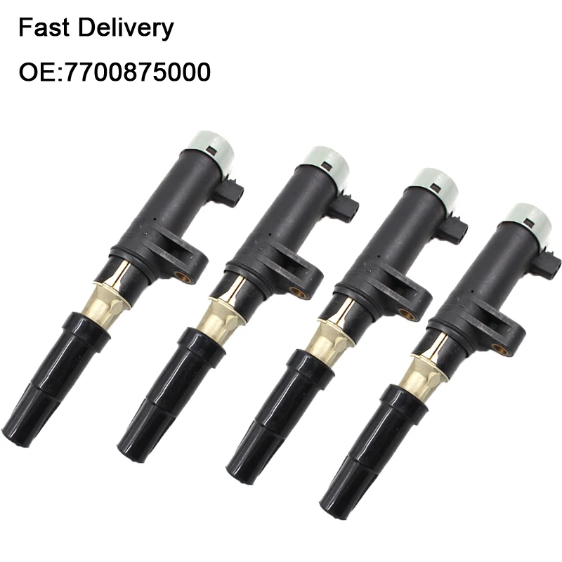 Катушка зажигания для Renault Megane Scenic Clio Espace Kangoo Trafic Grand Modus Opel Vivaro Vauxhall 7700875000 8200405098 4