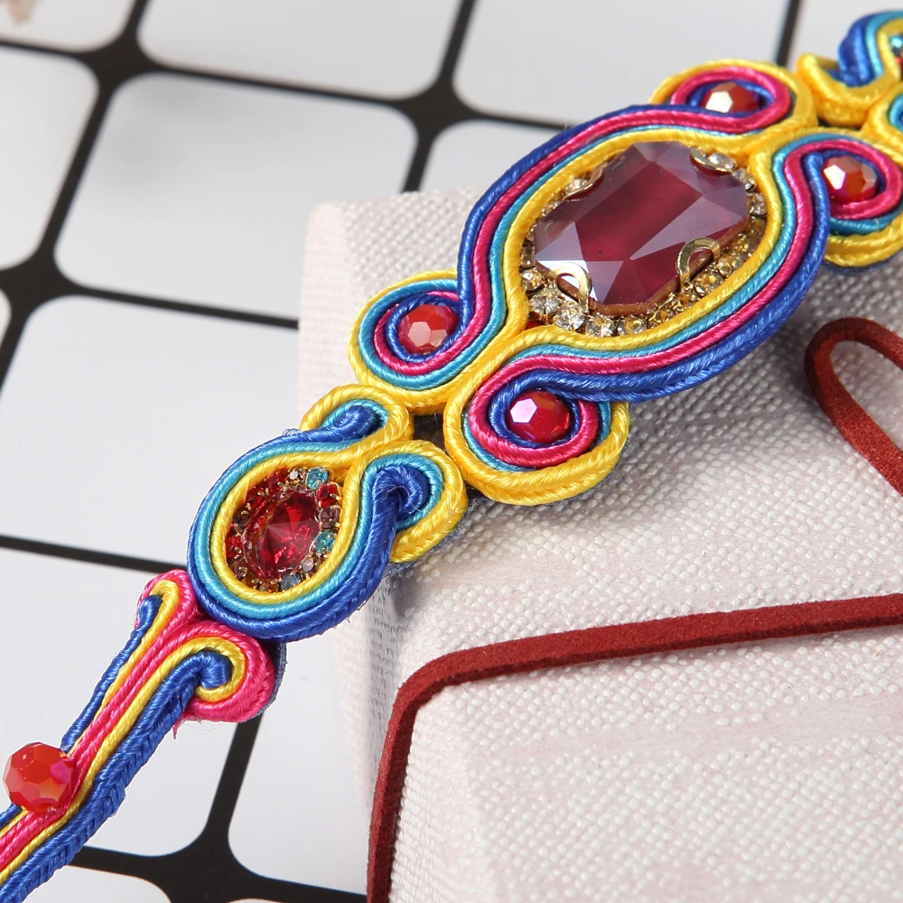 Новинка креативный кожаный браслет KPACTA в этническом стиле модные ювелирные