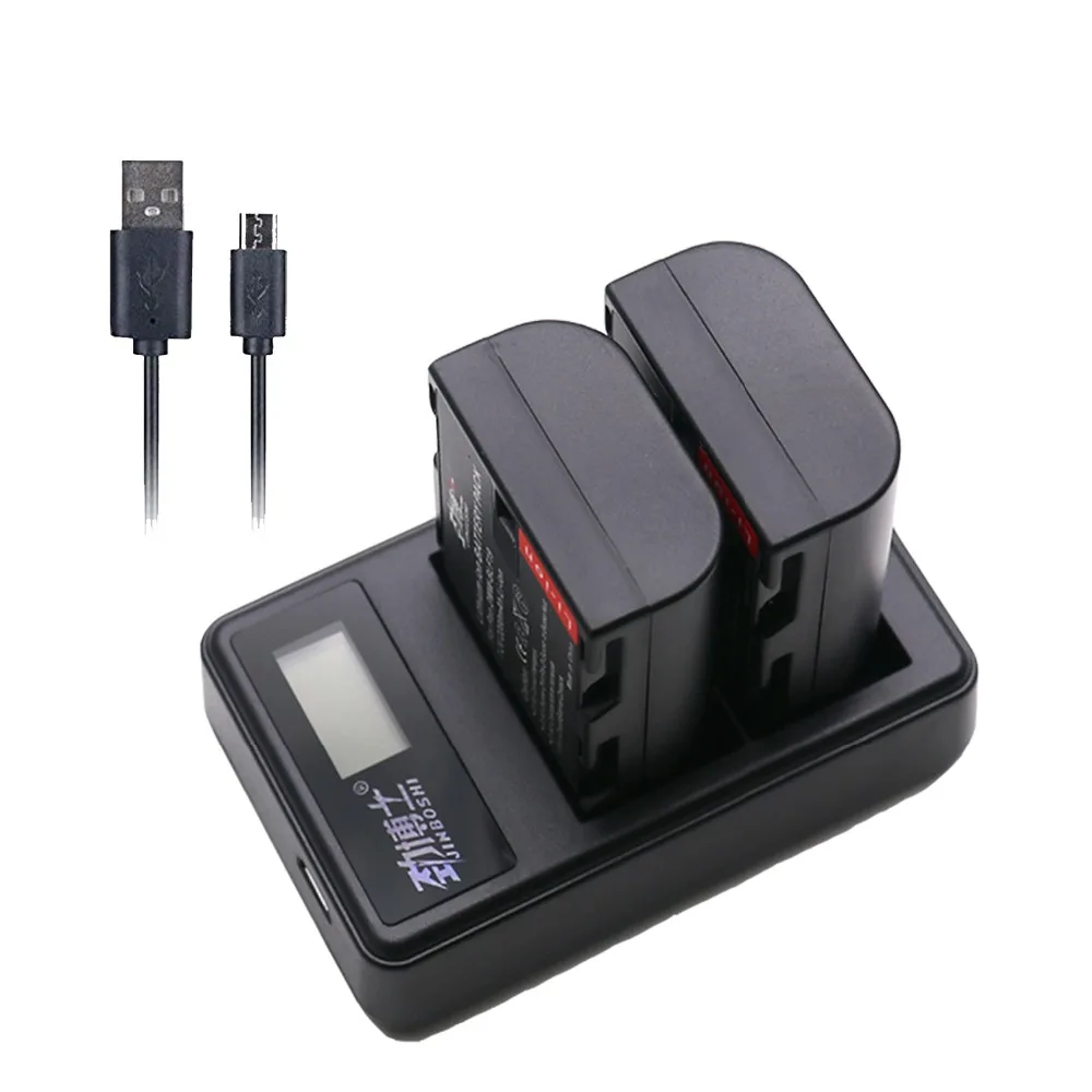 Горячая продажа 2 шт DMW BLF19 BLF19E BLF19e батарея + LCD двойное USB зарядное устройство для