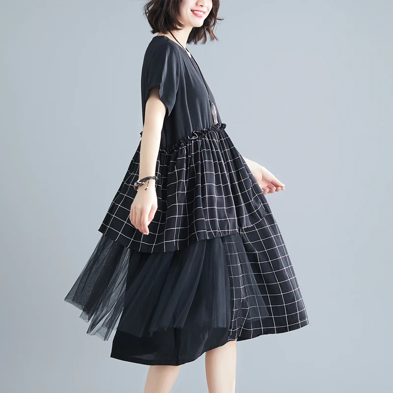 Женское Сетчатое платье в стиле ретро летние повседневные платья для девушек |