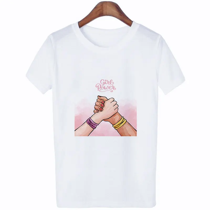 2372 Camisetas Verano Mujer; коллекция года; модная футболка в стиле Харадзюку; футболка с надписью «Fight Like A Girl»; модная Эстетическая футболка для отдыха; Топ - Цвет: 2372