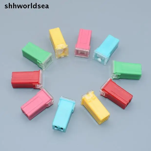 shhworldsea10pcs freedoom choose from long tpye MAX Large Size Auto Fuse Car Boat Motorcycle Blade Fuses 20A 30A 40A 50A 60A