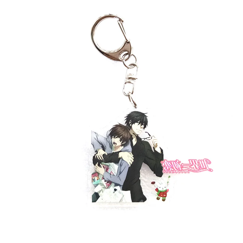 Брелок для ключей с подвеской Fujoshi Anime Keychian Sekai ichi Hatsukoi Onodera Ritsu Takano Masamune Doubleside 1 шт. 6