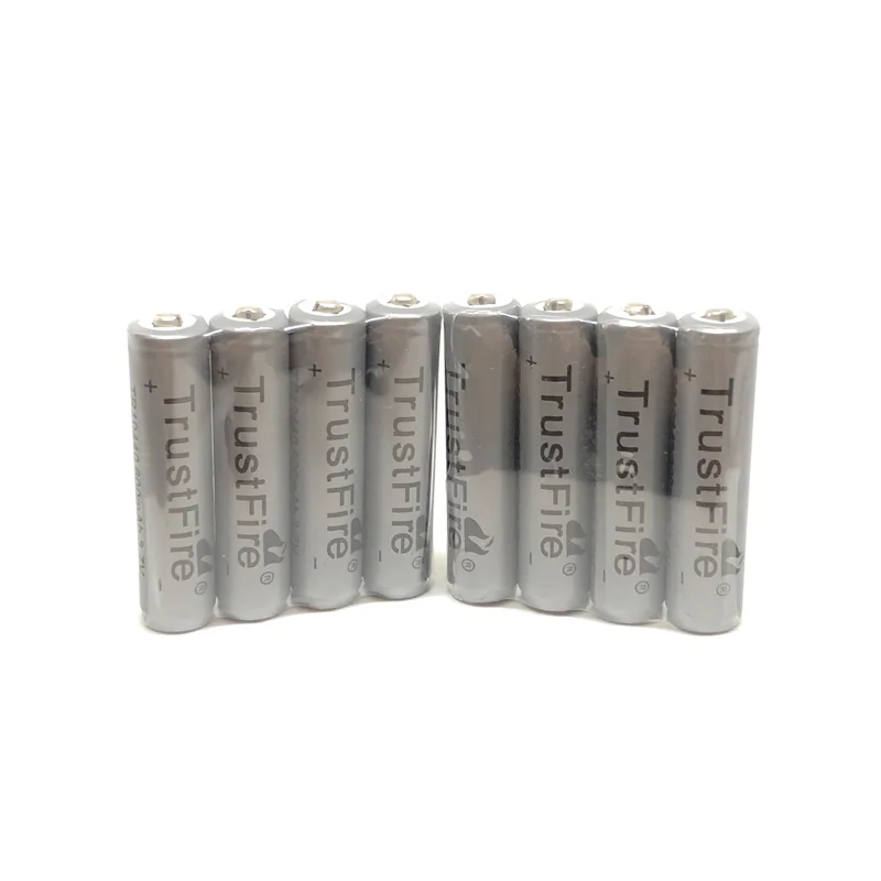 18pcs/lot TrustFire Protected 10440/AAA 600mAh 3.7V Lithium Rechargeable Battery with PCB Power Source for LED Flashlights | Электроника