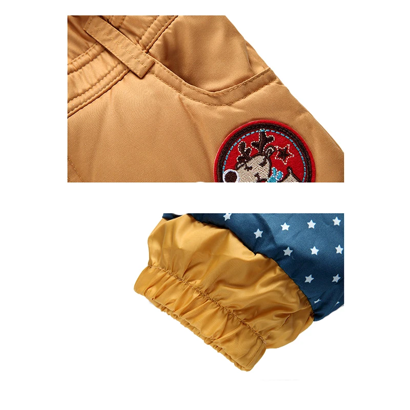 Рождество Свободные Случайные Белая Утка Вниз Дети Девушки Парни Комбинезоны