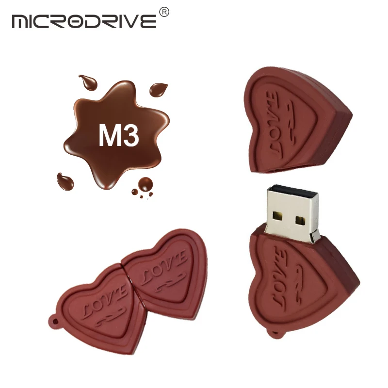 Сладкий шоколад usb флеш-накопитель 8 ГБ 16 ГБ 32 ГБ 64 ГБ белый зуб карта памяти флеш-накопитель лучший подарок usb