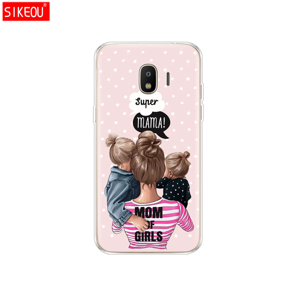 Силиконовый чехол для телефона Samsung Galaxy J3 J5 J7 2017 J330 J530 J730 PRO j2 2018 Baby Mom Girl dad
