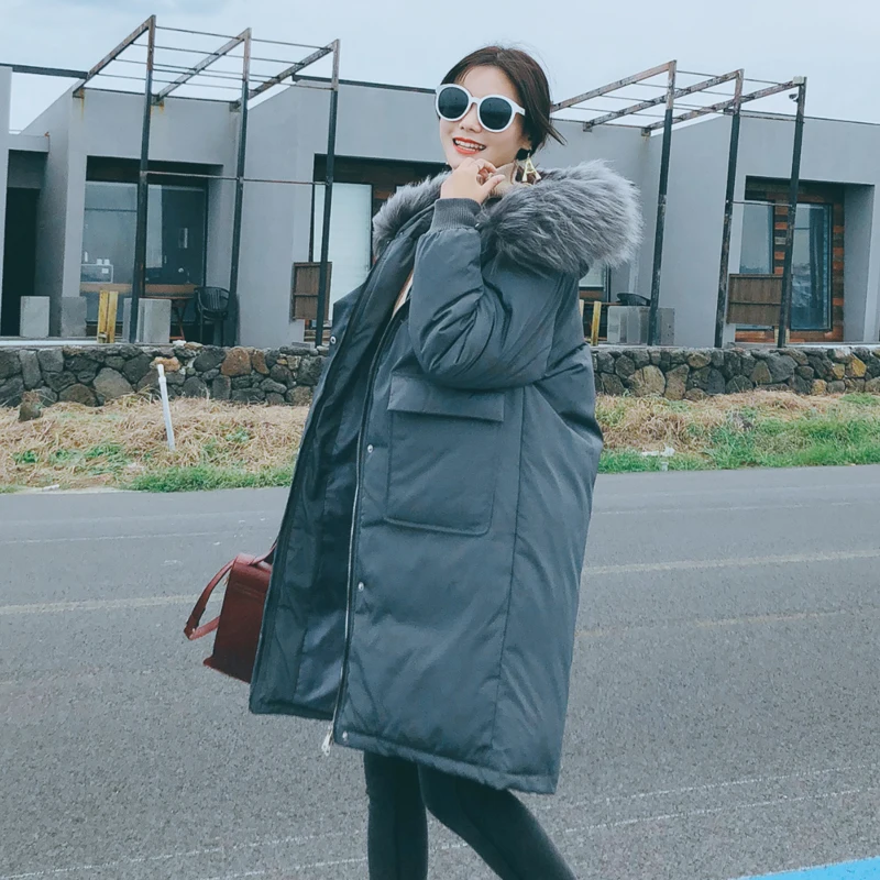 Winter Jacket Women 2019 High Quality Warm Thicken Female Coat Cotton Padded Long Parka | Женская одежда