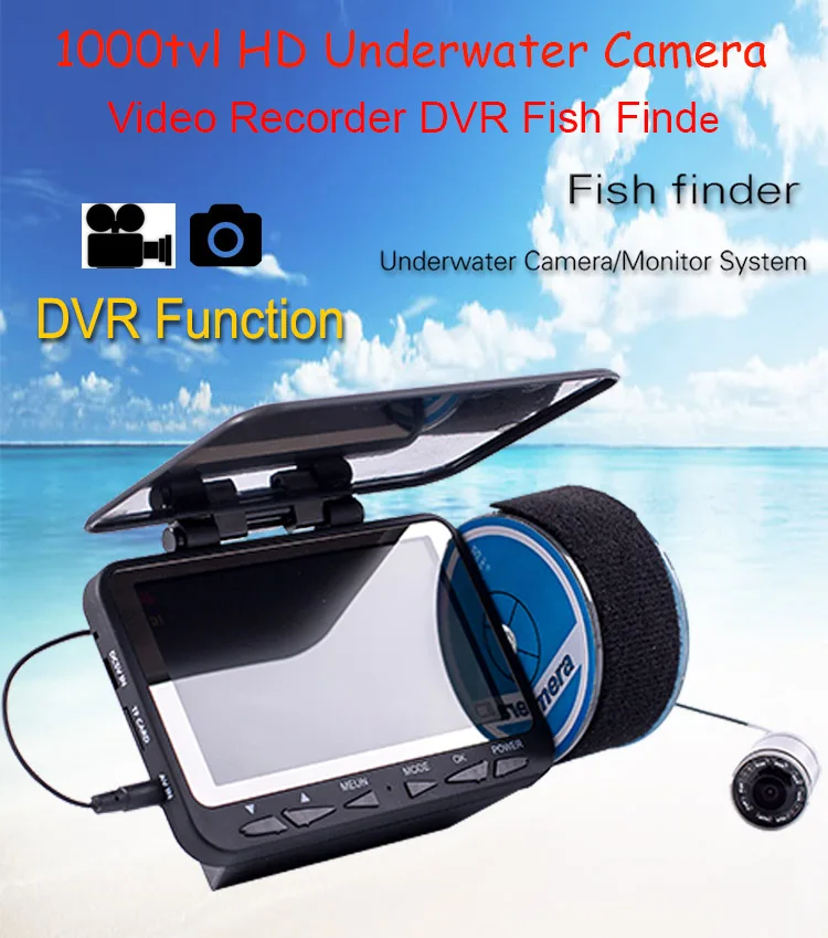 Подводная камера/система наблюдения за рыбой 15 м/30 м функция DVR от asmile|cameras camera|camera