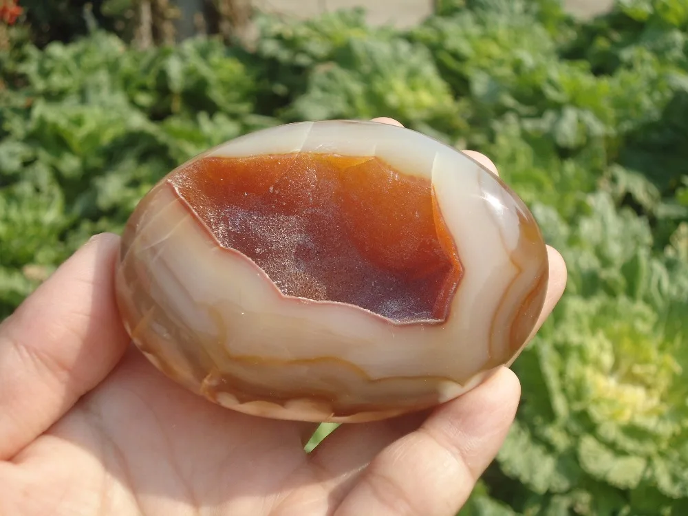 Лучше всего! 195 г натуральный агат отверстие Пирамида кластер корнукопия из