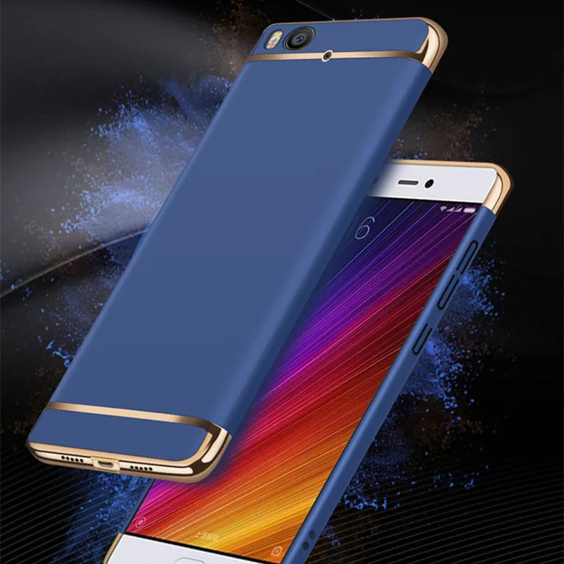 For Xiaomi 5 Case Hard PC Removable 3 in 1 Capa for 5s Plus Back Cover Shockproof Shell Bags Xiaomi5 | Мобильные телефоны и