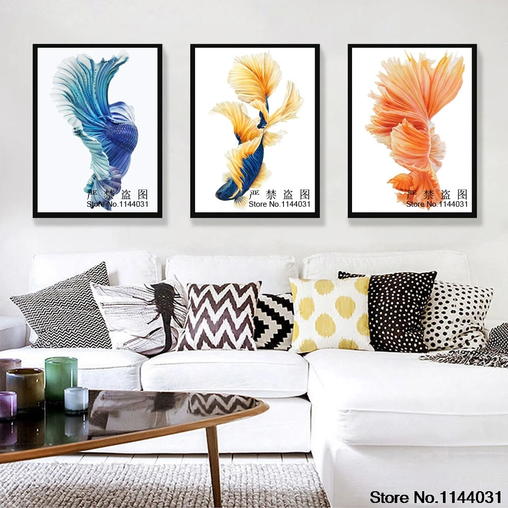 5D Diamond Embroidery Animal Diy Painting Fish Close-Up Mosaic Pictures Needlework Home Decor Canvas Gift | Дом и сад