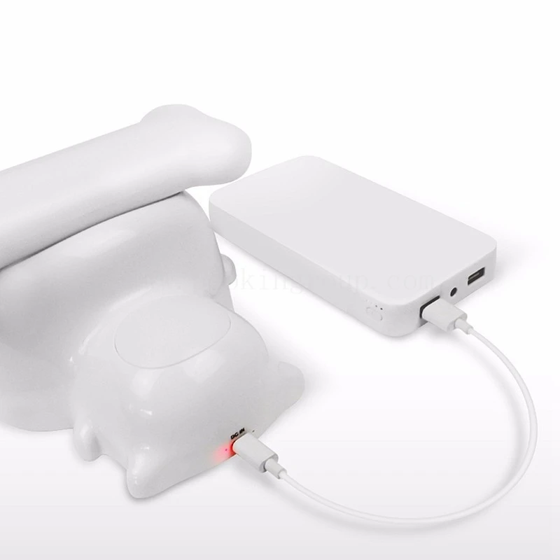 Светодиодный сенсорный ночник для милой собаки перезаряжаемая USB настольная