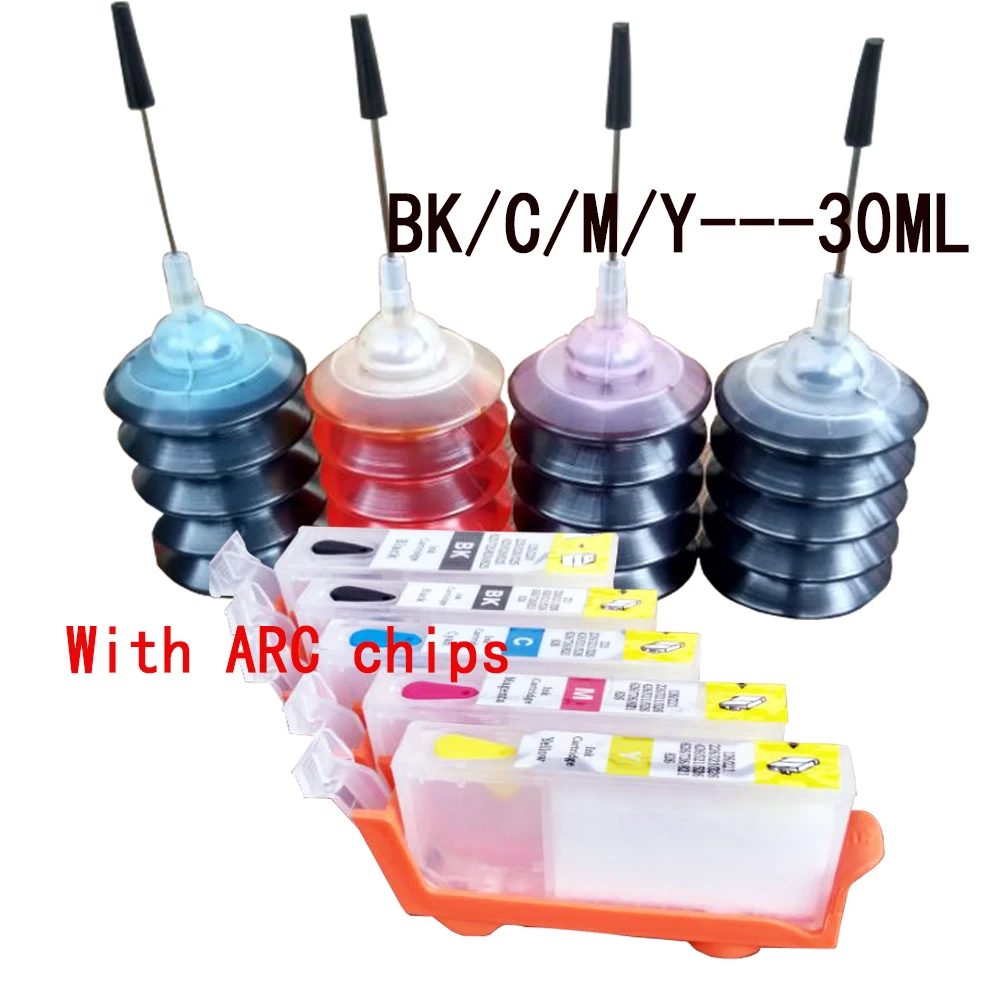 5x многоразовый чернильный картридж canon PGI 520 CLI 521 для принтера PIXMA MX860/MX868/MX870/MX876 с