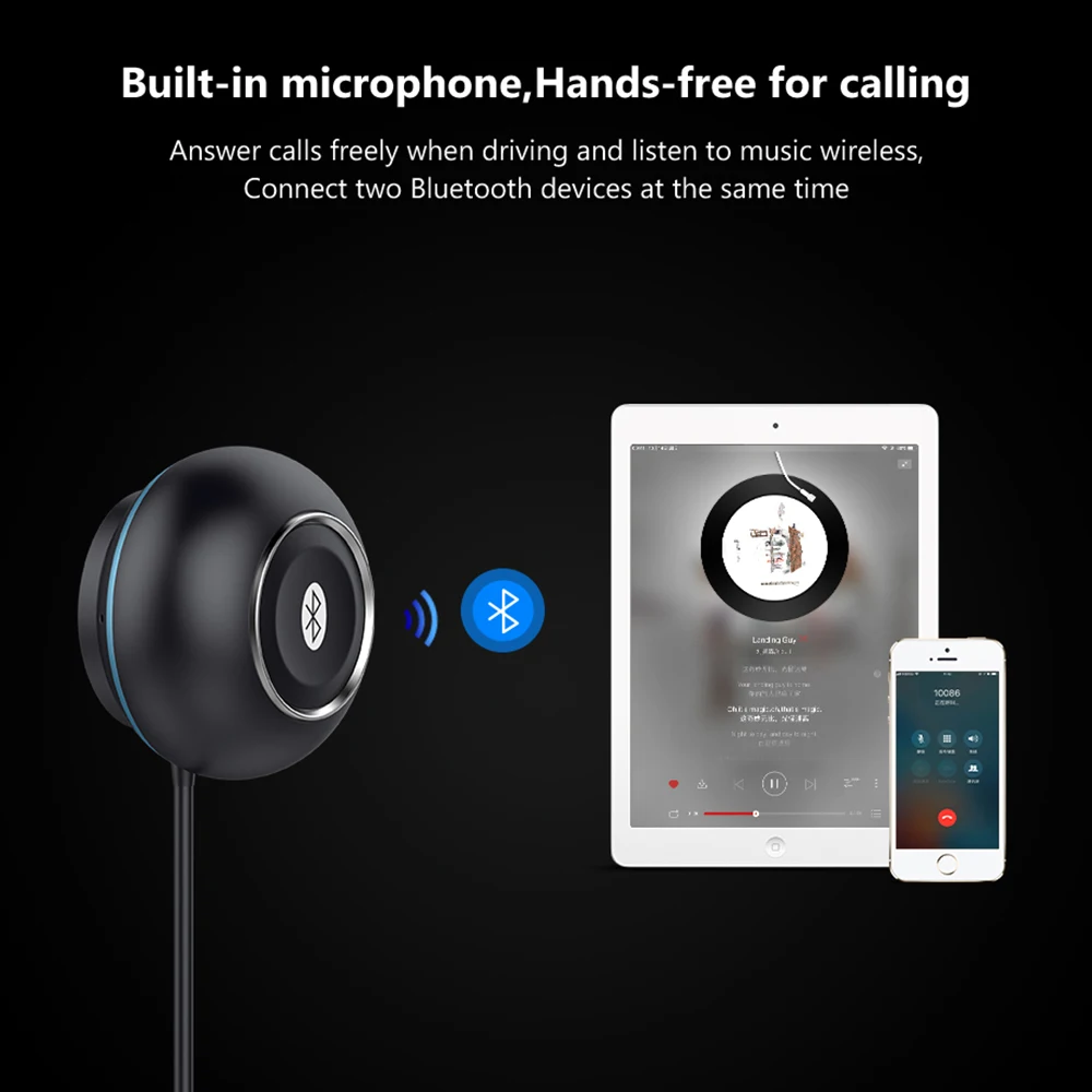 Hands Free EDR автомобильный комплект Bluetooth аудио беспроводной музыкальный приемник 4 1