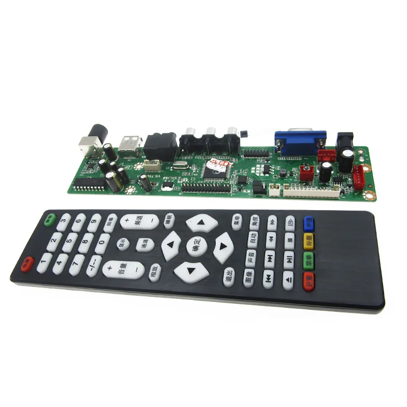 V29 Универсальный светодиодный ЖК телевизор плата драйвера AV/PC/VGA/HDMI/USB интерфейс USB