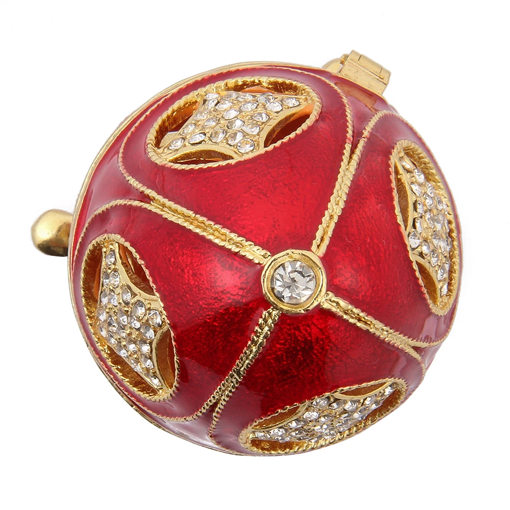 FABERGE яйцо бренд Металл Изысканный красный Faberge для украшения дома | Дом и сад