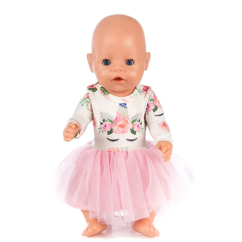 Midora Модная Одежда для кукол см 43 Baby Born кукла дюймов 18 американская девочка платье