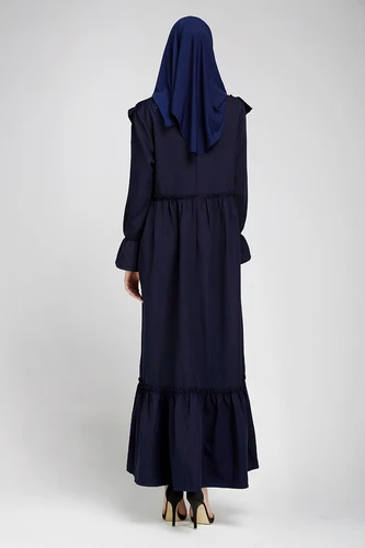 2019 mAh Премиум Jubah модное Макси платье с рюшами|Женские платья| |