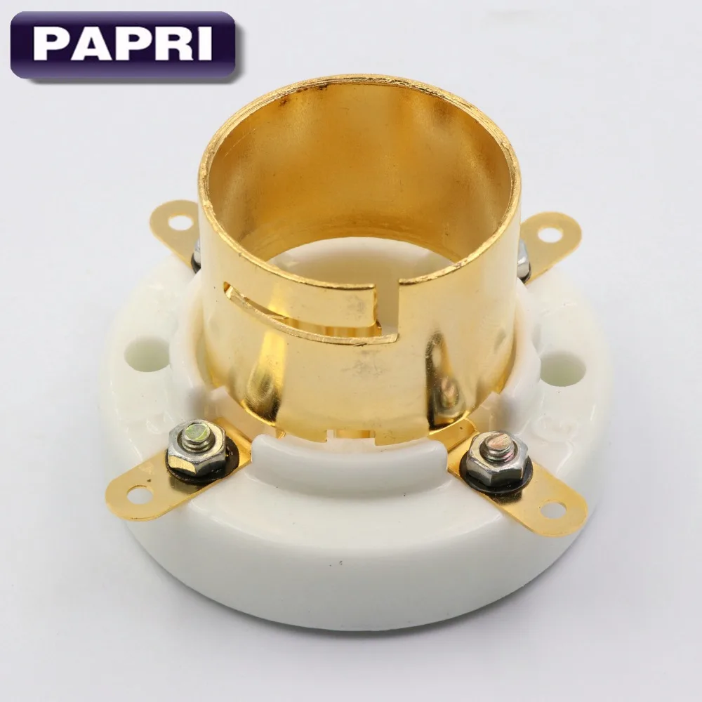 PAPRI 2 шт. керамический S4U позолоченный 4-штырьковый гнезда вакуумных трубок Top Mount