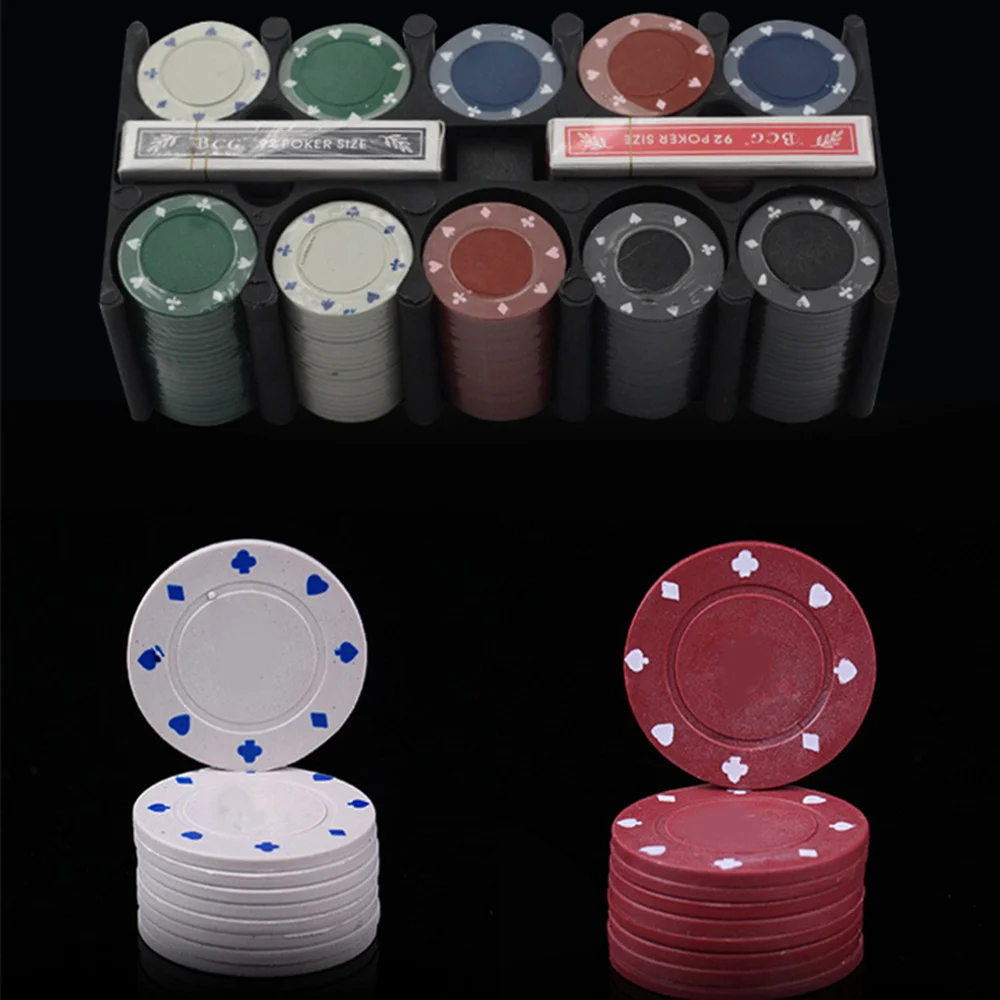 Настольная игра фишки для покера 200 фишек баккара торг набор настольная ткань