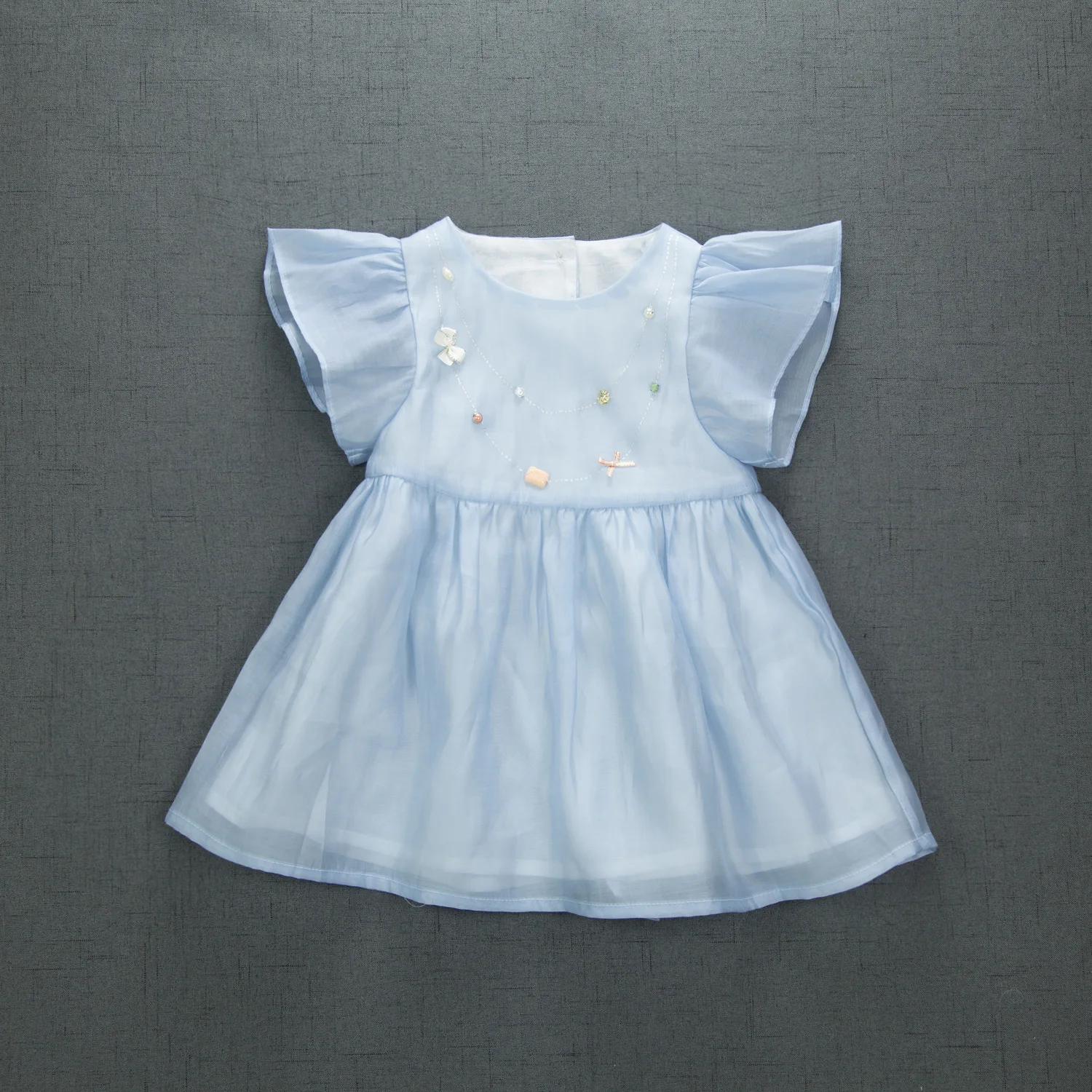 Новинка 2017 года Брендовое летнее платье для маленьких девочек милые платья