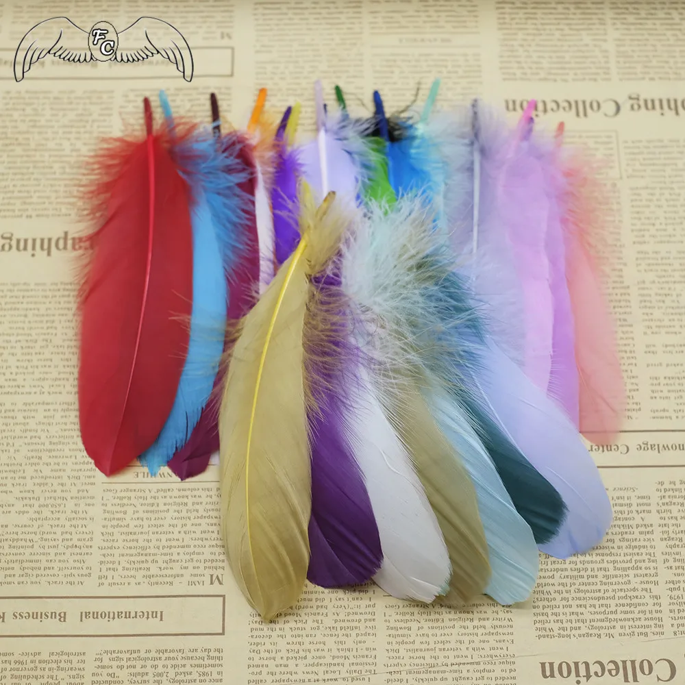 

200 шт., цветные украшения для свадебного платья, 13-18 см, перья для рукоделия