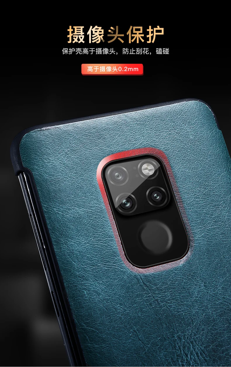 XOOMZ брендовый деловой чехол из натуральной кожи для huawei mate 20 Pro, умный спящий воловьей кожи, умный чехол для телефона huawei mate 20