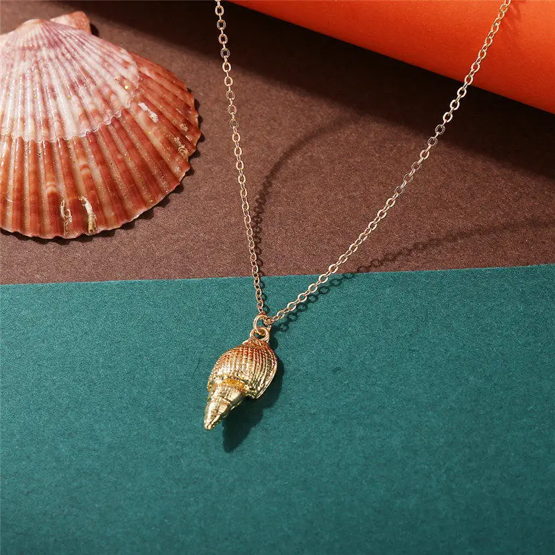 Ожерелье 17MILE 2019 женское с подвеской в виде ракушки и морской звезды модное
