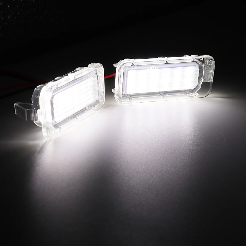 Niscarda 2 шт. белый Canbus 12 В 18LED номерной знак свет лампы для Ford Focus 5D Fiesta Mondeo MK4 C-Max MK2 S-Max Kuga