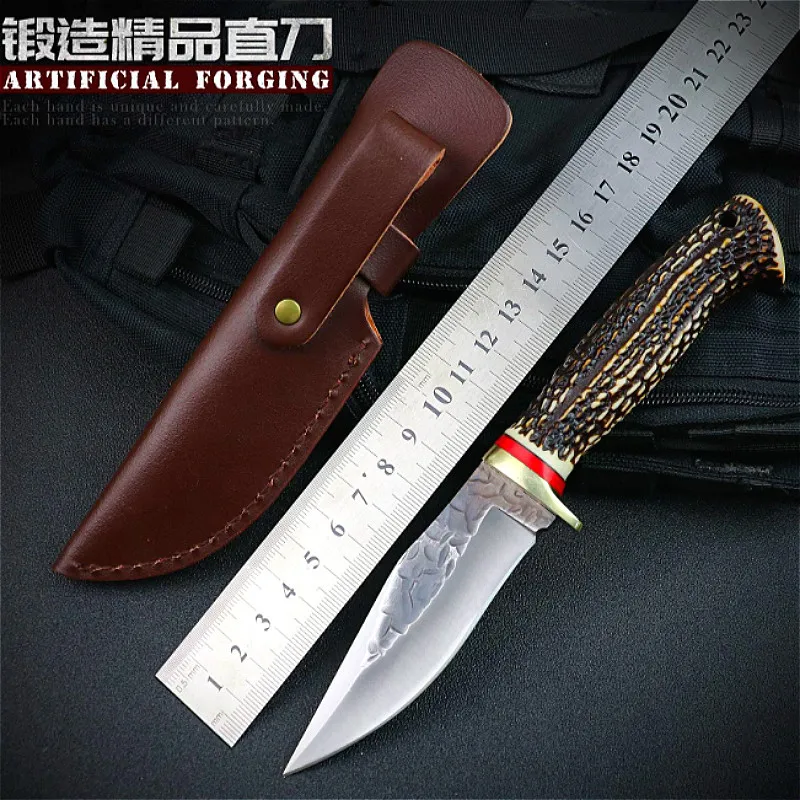 Винтажный китайский охотничий нож ручной работы Тактический