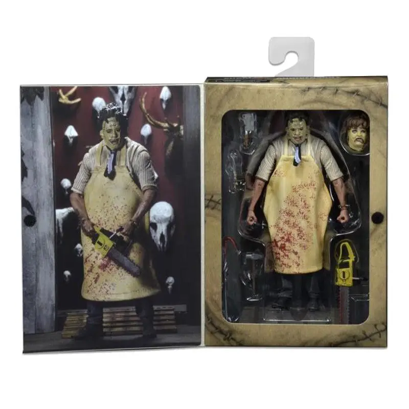 NECA техасской резни бензопилой 40th Юбилей Reeltoys фигурку статуя аниме Рисунок