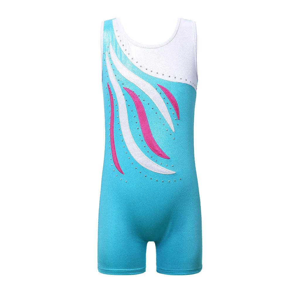 B165 LightBlue BAOHULU для подростков, детские трико для гимнастики балета, яркие Мультяшные балетные костюмы, вечерние платья-пачки для девочек, танцевальные костюмы для выступлений - Цвет: B165 LightBlue