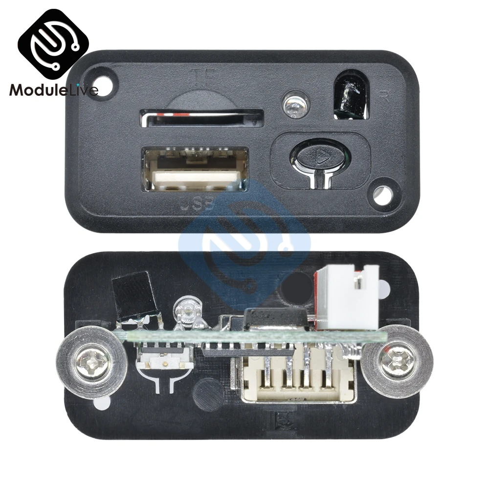 5 В/12 В мини MP3 декодер доска USB TF u-диск ридер MP3-плеер усилитель автомобиля с ИК-пультом дистанционного управления для Arduino