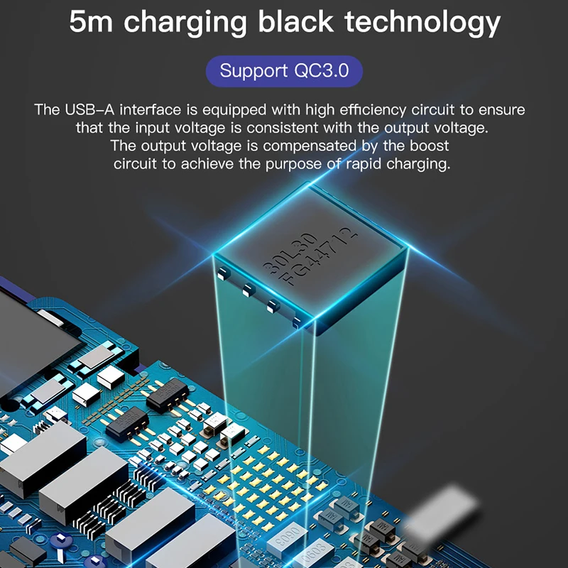 Baseus 3A USB Type C кабель QC 3 0 быстрое зарядное устройство дляHuawei P20 Samsung Xiaomi нейлон